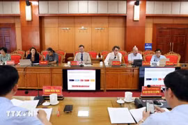 At the working session (Photo: VNA)