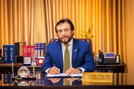 Vice President of El Salvador Félix Ulloa (Photo: VNA)
