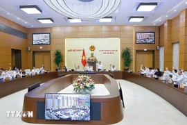 At a meeting of NA Standing Committee (Photo: VNA)