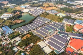 Green spaces in an industrial park in Bac Tan Uyen district of Binh Duong province (Photo: VNA)