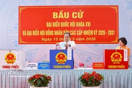 NA Chairman casts ballot in Ho Chi Minh City