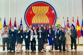 Representatives of Vietnam SPS Office and negotiators of other ASEAN countries posing for a photo in Indonesia (Photo: Vietnam SPS Office)