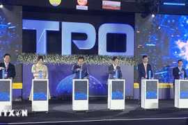 At the opening of the TPO for Global Cities' 12th General Assembly (Photo: VNA)