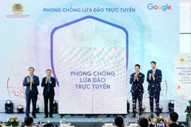 Representatives from the Ministry of Public Security and Google at the event on June 26. (Photo courtesy of the organiser)