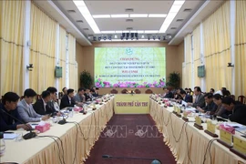 The People’s Committee of Can Tho city on September 24 hosts a working session with a delegation of enterprises from the Republic of Korea. (Photo: VNA)
