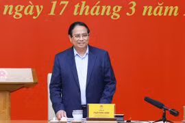 PM Pham Minh Chinh speaks at the event (Photo: VNA)
