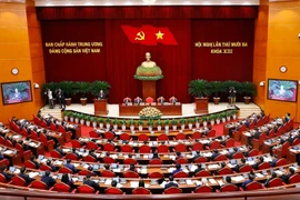 Party General Secretary To Lam delivers an opening speech at the meeting. (Photo: VNA)