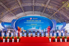 Groundbreaking for the Rach Chiec National Sports Complex on January 15 (Photo: Sun Group)