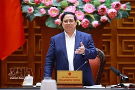 Prime Minister Pham Minh Chinh speaks at a meeting with ministries, agencies and the energy security task force in Hanoi on March 10, 2026. (Photo: VNA)