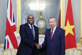 Party General Secretary To Lam (R) and UK Deputy Prime Minister David Lammy (Photo: VNA)