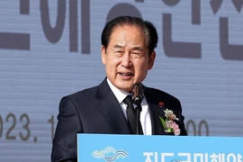 Kim Hee Soo, head of Jindo county in South Jeolla province (Photo: Yonhap)