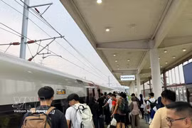 Trains are one of the top choices for Indonesians and tourists alike. (Photo: VNA)