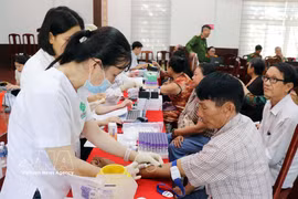 DNA samples collected from relatives will be used to build a database to help identify the remains of fallen soldiers. (Photo: VNA)