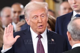 Donald Trump is sworn in as the 47th President of the US on January 20 at the US Capitol. (Photo: REUTERS/VNA)