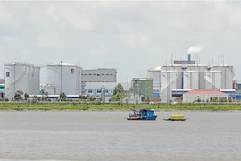 Petrolimex's imported petroleum warehouse at Hai Phong port. (Photo: VNA)