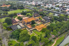 Dien Tho Palace (within the Complex of Hue Monuments) serves as the residence of the Empress Dowagers and Grand Empress Dowagers during this period. It is one of the distinctive architectural structures that has remained almost intact to the present day. (Photo: VNA)
