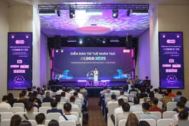 An overview of the opening session of the Vietnam Artificial Intelligence Forum 2025 on October 9, 2025. (Photo: VNA)
