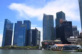 More than two-thirds of the respondents in the AmCham survey flag potential reciprocal tariffs on countries taxing US imports as the biggest concern for their business. (Photo: The Straits Times) 