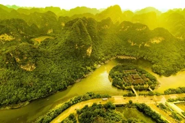 A view of the Trang An Landscape Complex (Photo: VNA)