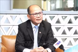 Uch Leang, Acting Director of the Department of Asian, African, and Middle-East Studies under the International Relations Institute of Cambodia ((IRIC), at the Royal Academy of Cambodia (RAC). (Photo: VNA)