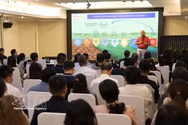 A view of the workshop on the application of AI and real-world data in food product research and development held in Ho Chi Minh City on April 22. (Photo: VNA)