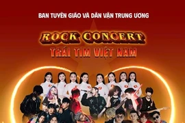 Rock Concert – Trai tim Viet Nam (Rock Concert - Heart of Vietnam) features top rock bands from across the country. (Photo courtesy of Netmedia)