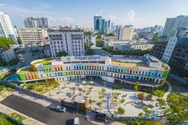 A green certified building in Vietnam. (Photo: afamily.vn)