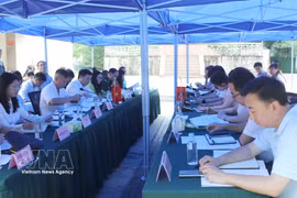 At the talks between authorities of the northern province of Lang Son and Pingxiang city in the Guangxi Zhuang Autonomous Region of China (Photo: VNA)