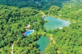 The Ba Vi mountainous area, dubbed the "green lung" of western Hanoi, is emerging as a model for sustainable tourism. (Photo: VNA)