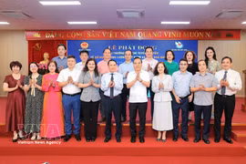 Delegates attend the launch ceremony of the 2026 Press Awards on promoting energy efficiency and conservation (Photo: VNA)