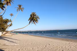 A corner of Mui Ne beach. (Photo: VNA)