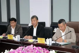 WAGO Group Chairman Kiuchi Hirokazu speaks at the meeting with representatives of the People’s Committee of Vinh Long province on September 12. (Photo: VNA)