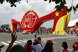 People visit the national achievement exhibition, themed “80 Years of Independence – Freedom – Happiness,” at Vietnam Exposition Centre in Hanoi. (Photo: VNA)