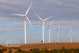 A wind power project in Lam Dong province. (Photo: VNA)