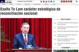 An article of Prensa Latina's special series marking the 50th anniversary of the liberation of the South and national reunification (April 30, 1975 – 2025). (Photo: VNA)