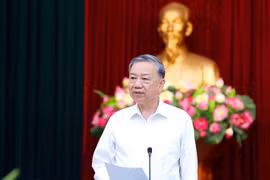 Party General Secretary To Lam speaks at the meeting with the Party Central Committee’s Organisation Commission on May 27. (Photo: VNA)