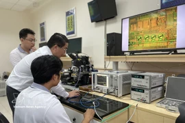 The High-Frequency Systems and Microchip Laboratory at Ho Chi Minh City University of Technology, Vietnam National University, Ho Chi Minh City. (Photo: VNA)