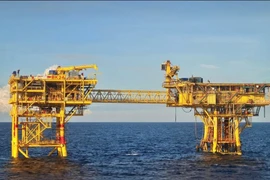 Vietsovpetro's BK24 wellhead platform at White Tiger oilfield. (Photo: Vietsovpetro)