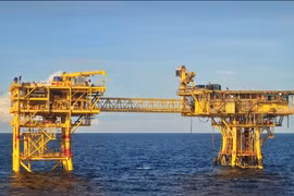 Vietsovpetro's BK24 wellhead platform at White Tiger oilfield. (Photo: Vietsovpetro)