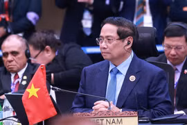 Prime Minister Pham Minh Chinh at the 15th ASEAN – UN Summit in Kuala Lumpur on October 27 (Photo: VNA)