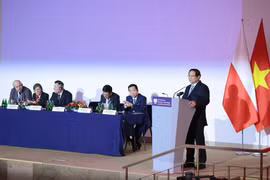PM Pham Minh Chinh speaks at the event (Photo: VNA)