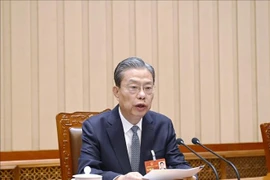 Zhao Leji, Chairman of the Standing Committee of the National People’s Congress. (Photo: VNA)