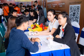 At the HUTECH Job Fair 2026 in Ho Chi Minh City on May 7. (Photo: HUTECH)