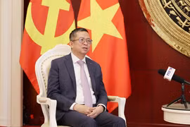 Vietnam’s Ambassador to China PhamThanh Binh in an interview with a Vietnam News Agency correspondent in China. (Photo: VNA)