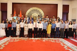 Participants at the ceremony (Photo: VNA)
