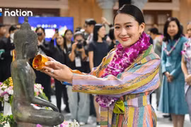 Thai PM Paetongtarn Shinawatra at the launch ceremony (Photo: Nation Thailand)
