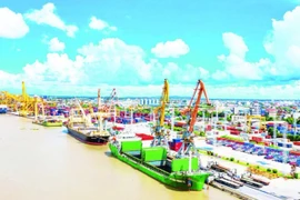 Chua Ve container port in Hai Phong (Photo: nhandan.vn)