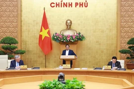Prime Minister Pham Minh Chinh addresses the meeting. (Photo: VNA)