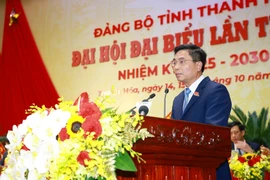 Nguyen Doan Anh, Secretary of the Thanh Hoa Party Committee for the 2025 – 2030 tenure. (Photo: VNA)