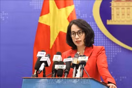 Spokeswoman of the Ministry of Foreign Affair Pham Thu Hang (Photo: VNA)